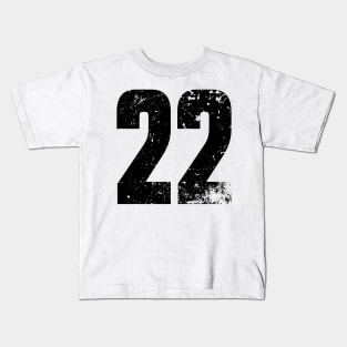 Black 22 Number Caitlin Clark Iowa BP-18 Kids T-Shirt